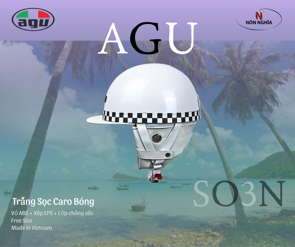 AGU TRẮNG SỌC CARO